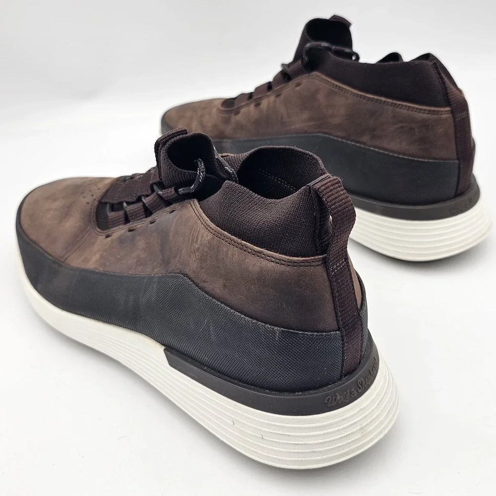 Wolf & Shepherd Crossover Mid WTZ  Brown Lace Up Tie Shoes Mens Size 11.5